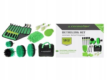 Большой НАБОР ДЛЯ ЧИСТКИ АВТОМОБИЛЯ щетки щетки тряпки