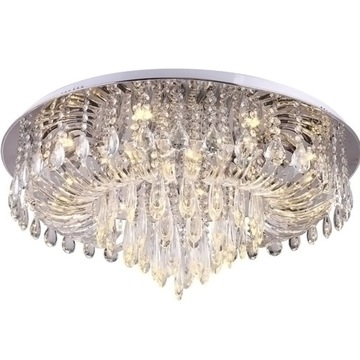 LAMPA SUFITOWA OKRĄGŁA PLAFON GLAMOUR KRYSZTAŁ APP781