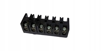 KOSTKA LISTWA ZACISKOWA 6 TORÓW 6mm2 BAKELITOWA