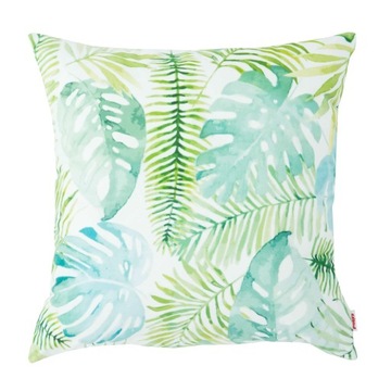 Poduszka Dekoracyjna Malowane Liście Monstera 45cm