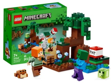 LEGO MINECRAFT 21240 PRZYGODA NA MOKRADŁACH