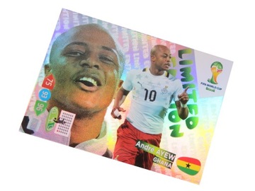 PANINI FIFA WORLD CUP BRASIL 2014 KARTY PIŁKARSKIE LIMITED ANDRE AYEW