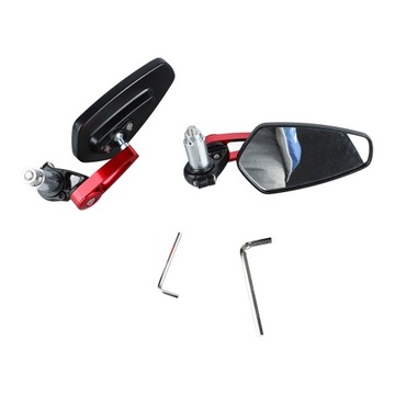 2 универсальных прочных зеркала заднего вида для мотоциклов