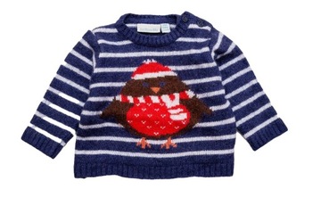 JOJO__ SWETER_ŚWIĄTECZNY_ SWETEREK_62-68__ WOOL