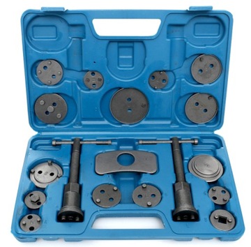КОМПЛЕКТ ДЛЯ СНЯТИЯ ТОРМОЗНОГО ПОРШНЯ, 18 ЭЛЕМЕНТОВ