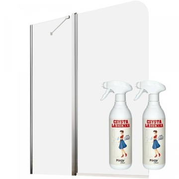 Parawan nawannowy dwuczęściowy 130 L mirror + pianka czyszcząca PinUp