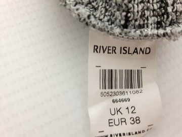 RIVER ISLAND oversizowy SWETER z kominem _ 38