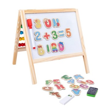 Math Learning Toys Kid Wooden Abacus Drawing Frame