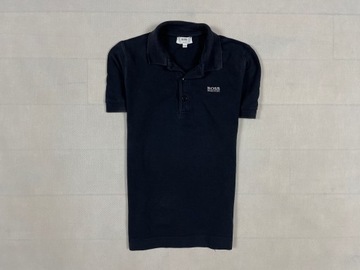 Hugo Boss Polo Dziecięce Męskie Granat Logo 10Y