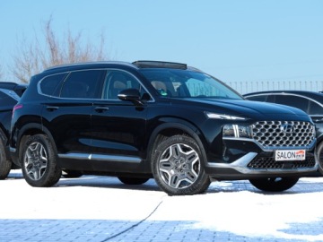 Hyundai Santa Fe IV SUV HEV 1.6 T-GDI HEV 230KM 2021 Hyundai Santa Fe 230ps 4WD Full Wentyle Panorama 360 Hak HUD Krell ACC Blis, zdjęcie 37