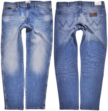Обычные брюки WRANGLER TAPERED СИНИЕ джинсы TEXAS TAPER _ W34 L34