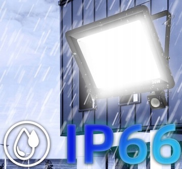 Светодиодный прожектор ГАЛОГЕННАЯ ЛАМПА 30ВТ с ДАТЧИКОМ ДВИЖЕНИЯ