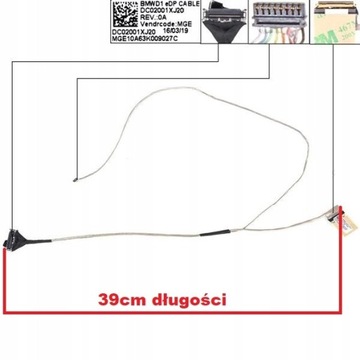 TAŚMA MATRYCY LCD LENOVO 300-17isk B71-80 DC02001XJ10 wersja LONG