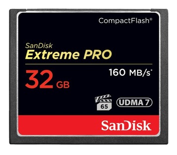 CompactFlash (CF) 32GB SanDisk Extreme Pro 160 MB