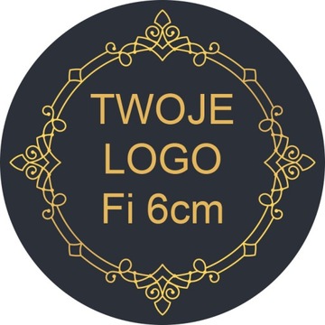 NAKLEJKI Z LOGO TWOJEJ FIRMY etykiety 6cm 500 szt