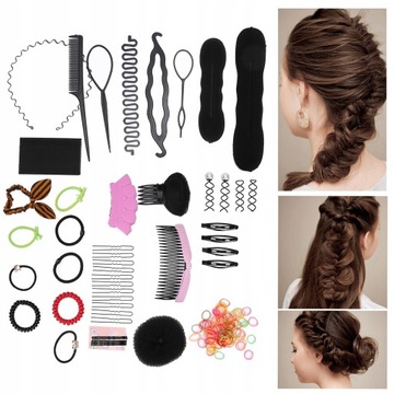 Набор инструментов для плетения волос 20 шт.