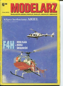 Modelarz 6/1999 kliper Ariel, C-5 Galaxy