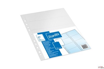 Конверты для визиток Bantex 24х32см/100мкм кристалл (10)