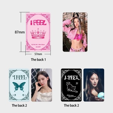 LOMO Kpop Gidle I Feel Card Фотокарточка Lomo Album (G)I-DLE