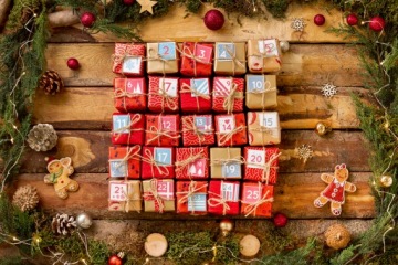 РОЖДЕСТВЕНСКИЕ НАКЛЕЙКИ АДВЕНТ-КАЛЕНДАРЬ 38 10x10