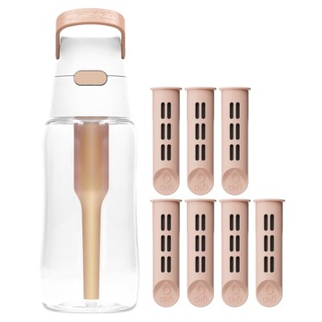 Butelka Dafi Solid 0,5l by Joanna Krupa cappuccino + 7x Filtr do butelki