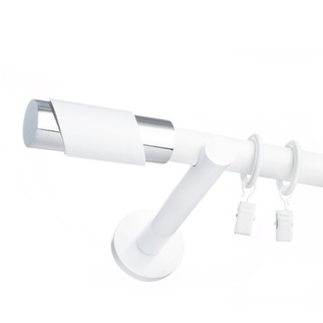 СОВРЕМЕННЫЙ ОДИНАРНЫЙ БЕЛЫЙ КАРДИН, FI 19мм, 200см