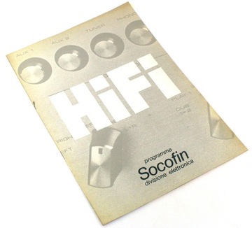 HiFi SOCOFIN PROSPEKT Accuphase 1970