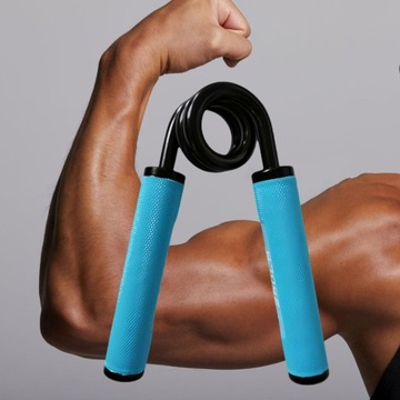 Ручной захват Усилитель запястья Тренажер для пальцев Grip Blue 250LB