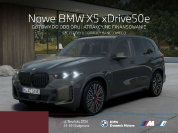 BMW X5 G05 SUV Plug-In Facelifting 3.0 50e 490KM 2026 BMW X5 xDrive50e 489 KM PHEV - Gotowy do Odbioru - M Pro - Kamera 360 3.0