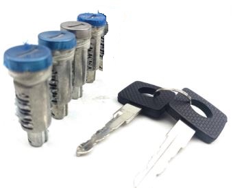 КОМПЛЕКТ 4 ВСТАВКИ ЗАМКИ ДВЕРНОЙ ЗАМОК VOLKSWAGEN LT II