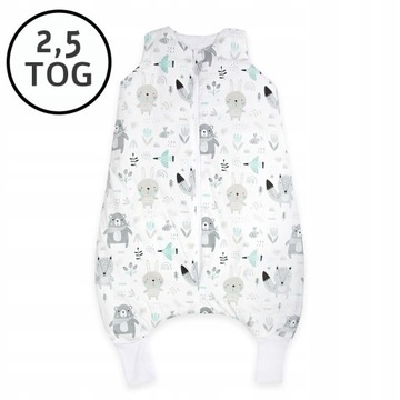 Śpiworek z nogawkami 92-104 M Całoroczny WZORY!