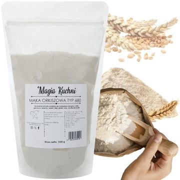 Mąka ORKISZOWA typ 680 JASNA 1kg