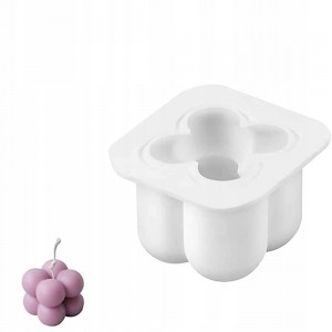 Forma silikonowa 3D do świec motyw bubble mała