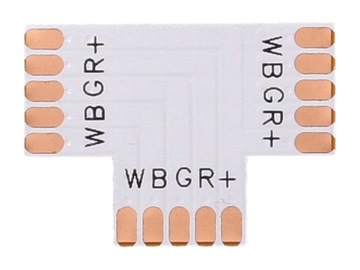 Złączka do taśmy led rgbw 10mm PCB T