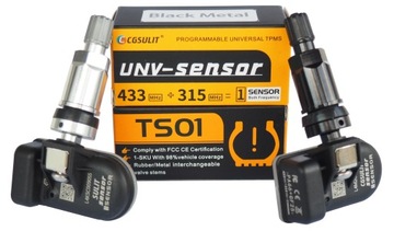 Универсальный датчик TPMS CGSULIT TS01 серебристый