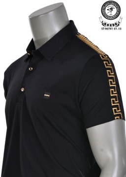 Polo shirt Bluzka Męska Mondo Gold Limited Elegant