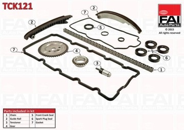 КОМПЛЕКТ ЦЕПИ ГРМ TCK121 FAI AUTOPARTS