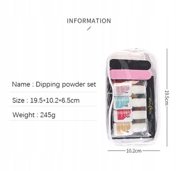 PINPAI DUŻY ZESTAW DO MANICURE TYTANOWY