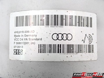 ПЕРЕДНИЙ АМОРТИЗАТОР AUDI A8 D4 4H 4H0616039AD 1BK