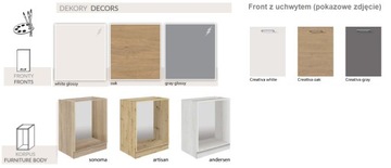 CREATIVA Кухня 5, глянцево-серый, ДИЗАЙН НА ЗАМЕР