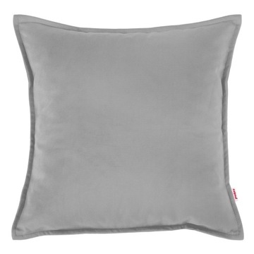 Jasnoszara Poduszka Dekoracyjna 45 x 45cm Plusz