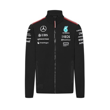 Kurtka męska softshell czarna Team Mercedes AMG F1 2024 (M)