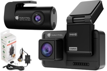 Wideorejestrator kamera samochodowa Navitel R480 2K DUAL + SMARTBOX