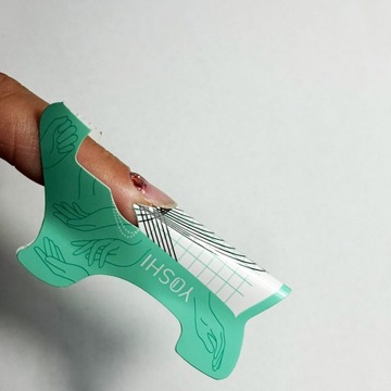 YOSHI NAIL FORMS шаблоны для наращивания гелевого маникюра 100 шт.
