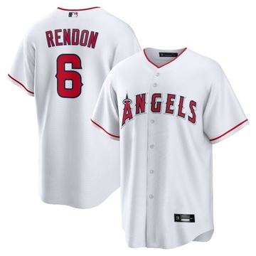 Biała replika koszulki domowej Los Angeles Angels z nazwiskiem gracza, 3XL