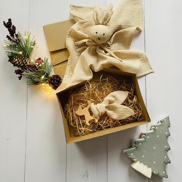 МУСЛИН ДВОЙНАЯ МАРЛЯ ЗАЙЧИК-МАСКОТ