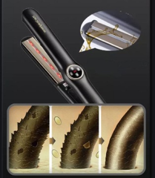 ПРОФЕССИОНАЛЬНЫЙ ВЫПРЯМИТЕЛЬ ДЛЯ ВОЛОС ПЛЁВКА 2В1