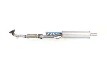 Tłumik srodkowy z siatka - WALKER 23358
