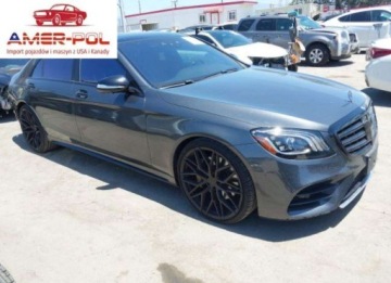 Mercedes Klasa S W222 2019 Mercedes-Benz Klasa S 560 2019 4.0l 4.0 Benzyna 463KM