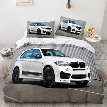 SYPIALNIA SUV TRUCK KOŁDRA ZESTAW WZÓR SPORTOWEGO SAMOCHODU WYŚCIGOWEGO POŚ